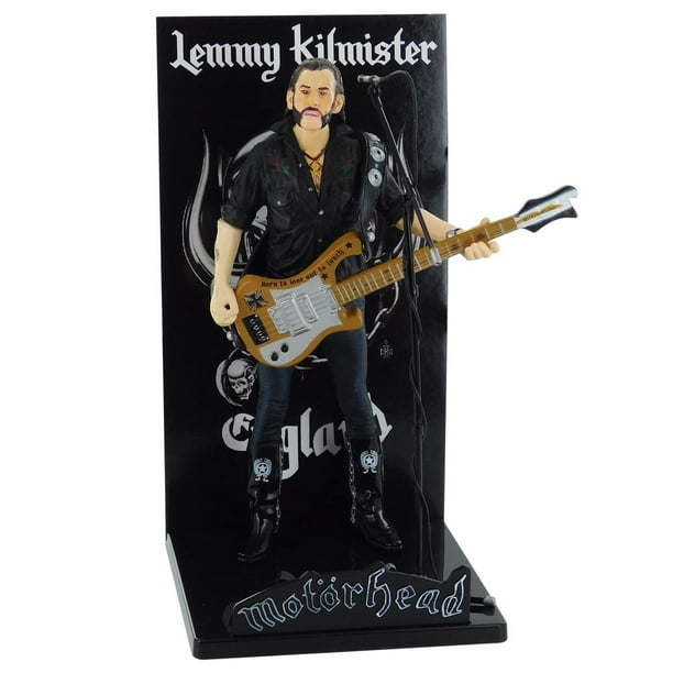 Motorhead Lemmy Kilmister Deluxe Figure Rickenbacker Guitare Croix