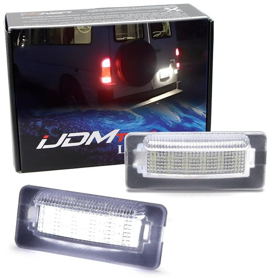 Super Bright Xenon White 18-SMD Full LED License Plate Light Kit For Mercedes/Dodge 1995-2006 Sprinter 2500 3500