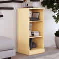 thumbnail image 3 of Palace Imports 100% Solid Wood 3-Shelf Bookcase with Adjustable Shelves, Yellow, 3 of 6