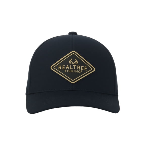 Realtree® Fishing Navy Cap – Structured Full Fabric with NXP Patch, Snapback, One Size