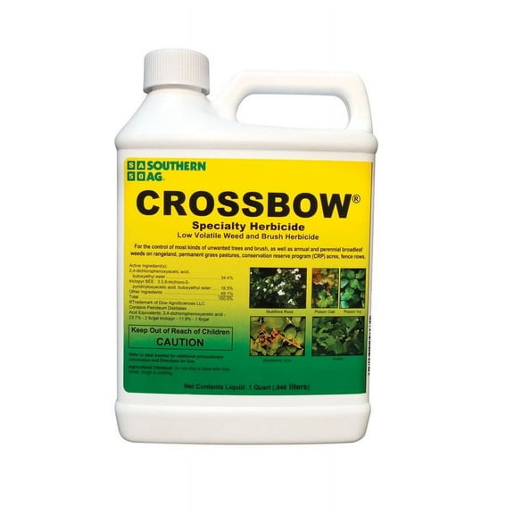 Southern Ag Crossbow Herbicide, Brush & Vegetation Weed Killer, 32 oz. 1 Bottle