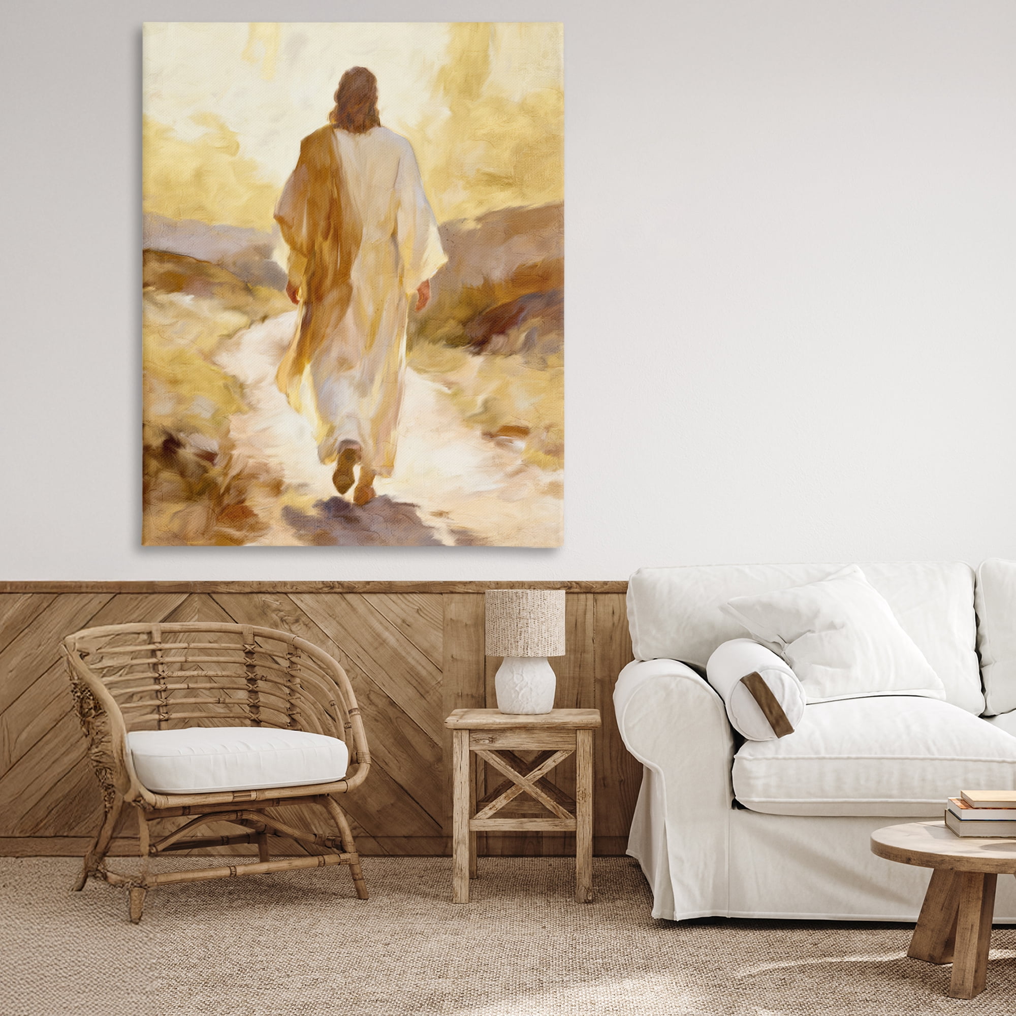 Stupell Industries Walk By Faith Sunset Canvas Wall Art, design by Kim Allen