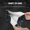 thumbnail image 4 of Long Leather Paper Towel Pack 7.9in X 4.9in X 4.5in Waterproof Durable Folding Storage For Coffee Table Dining Table Bed Table Work Table Black Marble_4, 4 of 8