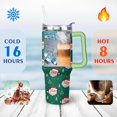 thumbnail image 4 of Santa White Stick Christmas Tree 40 Oz Tumbler with Handle Lid and Straw Stainless Steel Double Walled Vacuum Insulated Cup Merry Christmas Gifts Tumbler for Women Men Friends Outdoor Indoor, 4 of 6