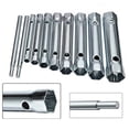thumbnail image 4 of Steel Construction Dual-Ended Wrench Set, Corrosion Resistant Plumbers Wrench Set For Faucet Nut Removal And Spark Plug Tasks, Extended Socket Set For High Torque Performance In, 4 of 5