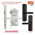 thumbnail image 2 of Door Lock, Tuya Electronic Smart Door Lock With Biometric Finrprint / Smart Card / Password / Key Unlock/ USB Emerncy Char ,Easy to Install, 2 of 7