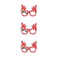 thumbnail image 1 of Baohd Décorations de Noël Festives Ornements de Fête pour des Vacances Magiques Noël Multicolore Bois Rouges 3Set, 1 of 6