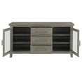 thumbnail image 5 of Steve Silver Mila Washed Gray Wood 3-Drawer Server, 5 of 6