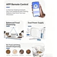 thumbnail image 5 of 5G WiFi Automatic Feeder, Large Capacity 6L Timed Dry Food Dispenser for Cats and Dogs, APP Control & Anti-Clog Design for Multiple Pets, 5 of 7