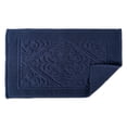 thumbnail image 2 of Alfombra de Baño DII Jacquard 51x79 cm Algodón Azul Marino, 2 of 6