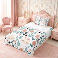 thumbnail image 3 of Manfei Kawaii Cat Twin Sheets 3pcs,Floral Pet Bedding,1 Flat Sheet,1 Fitted Sheet and 1 Pillowcase, 3 of 6