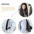thumbnail image 4 of Miangastore Clip In Hair Extension Black High Temperature Silk 1Pcs 23.6In, 4 of 8