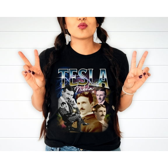 Nikola Tesla Bootleg Shirt, Science Tee, Funny Gift for a Science Teacher