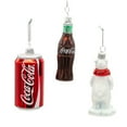 thumbnail image 3 of Kurt Adler 3.5-Inch Glass Coke Mini Ornament, 3-Piece Set, 3 of 4