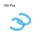 thumbnail image 3 of Unique Bargains Open Jump Rings, 8mm Colorful O-ring Connectors for DIY Crafts Jewelry Making, Carbon Steel, Blue, 100Pack, 3 of 5