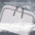 thumbnail image 6 of WKSCLPAI Extra Large Storage Bags, Heavy Duty Clothes Storage with Zipper, Reinforced Handles, Collapsible Travel Tote, Gray,M, 6 of 8