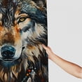 thumbnail image 3 of Orinice Wolf Feathers Dream Catcher Bathroom Decor Set - Colorful Luxurious Graphic Print Polyester Fabric Shower Curtain with Hooks 60x72, 3 of 7