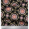thumbnail image 3 of Soimoi Cotton Duck Fabric Floral Mandala Print Fabric by The Yard 42 Inch Wide, 3 of 3