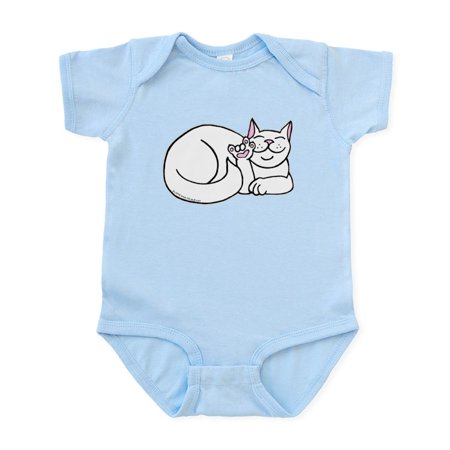 

CafePress - White ASL Kitty Infant Bodysuit - Baby Light Bodysuit Size Newborn - 24 Months