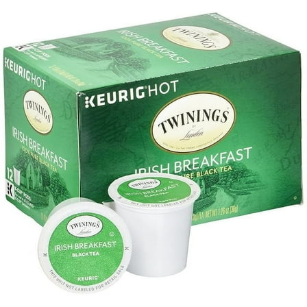 Twinings Irish Breakfast Tea Keurig K-Cups, 12 Count