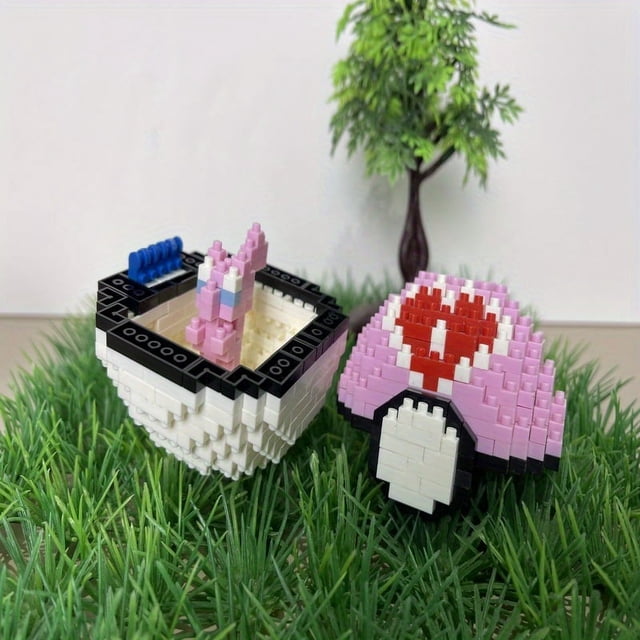 500+pcs New Anime Ball Building Blocks Small Mini Assembled Educational Toys Boy Toys