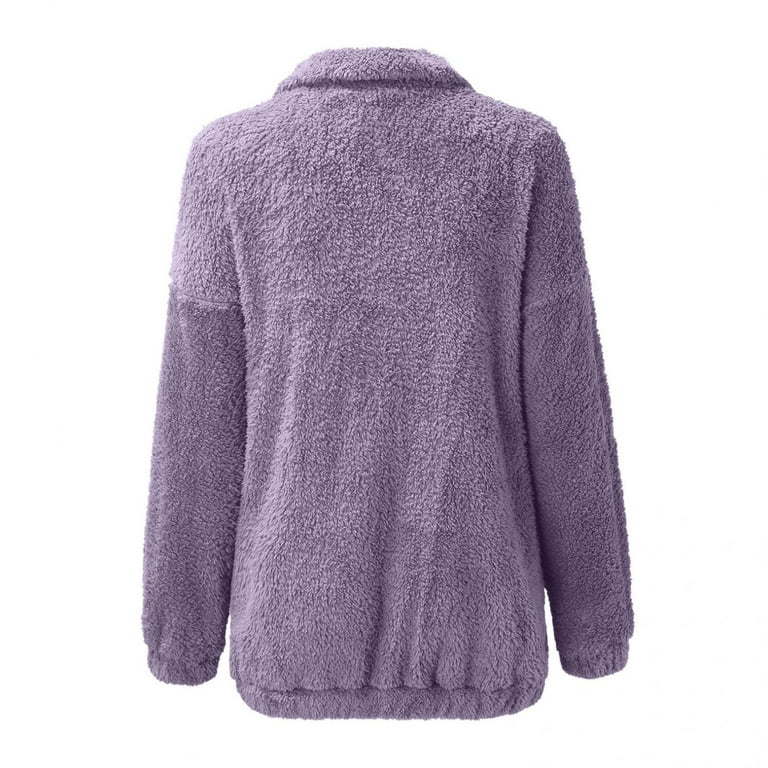 Lavender teddy cheap jacket