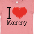thumbnail image 4 of Inktastic I Love Mommy Heart Boys or Girls Baby T-Shirt, 4 of 5