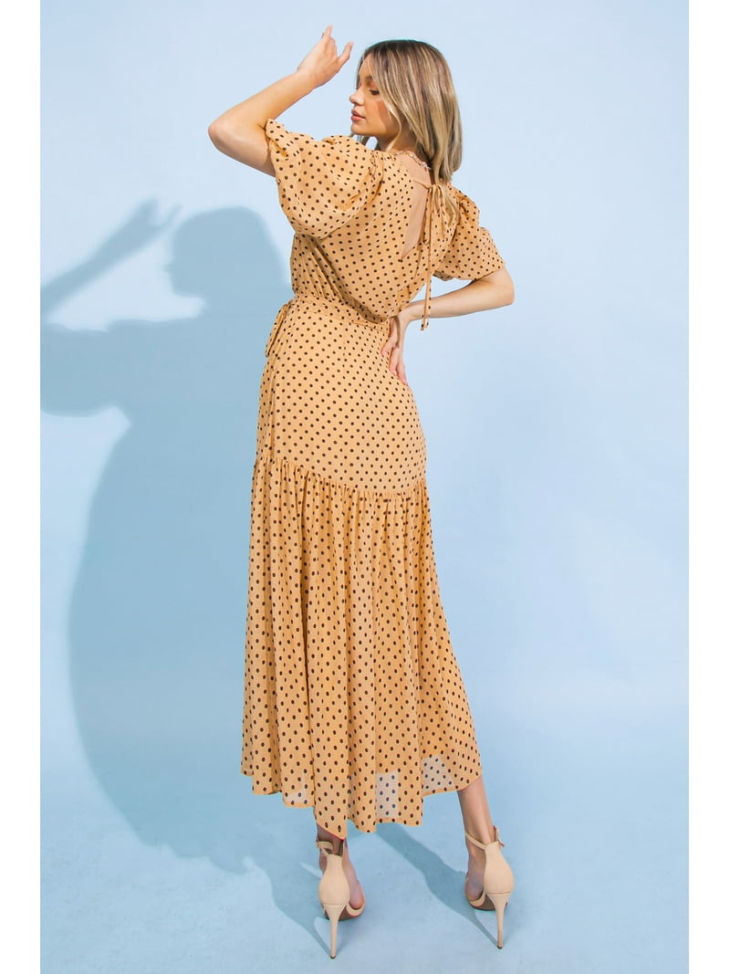 tan midi dress formal A.L.C main image 0