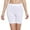White, variant on Ierhent Stretchy Shorts for Women Womens Juniors Vintage Summer High Waisted Folded Hem Shorts(Black,M)