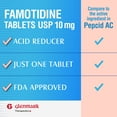 thumbnail image 4 of Glenmark Original Strength Famotidine Tablets, 10 mg, Acid Reducer for Heartburn Relief, 90 Count, 4 of 6