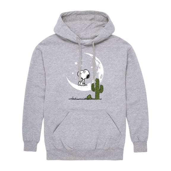 Peanuts - Snoopy Desert On Moon - Men's Pullover Hoodie