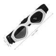 thumbnail image 2 of Dog Sunglasses: Pet Glasses Dog Goggles Foldable Waterproof - Pet Sunglasses with Adjustable Straps - UV Protection Eyewear for Small Medium Large Bre, 2 of 3