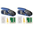 thumbnail image 1 of Kit d'Outils de Sertissage CAT5 CAT5E CAT6 Kit d'Outils de Sertissage, Connecteur de Connecteur RJ45 100PCS, 1 of 7