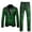 Black%GC100, variant on St. Patrick's Day Mens 2 Peice Suit Set Fashion Dress Suits for Men Clover Graphic One Button Blazer Jacket Pants Elegant Business Wedding Party Outfits