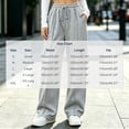 thumbnail image 2 of Costeam Womens Vertical Stitch Cargo Wide Leg Sweatpants Elastic Drawstring Waist Side Patch Cargo Pockets Soft Heather Knit Loose Straight Solid Color Casual Athletic Lounge Trousers, 2 of 8