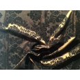 thumbnail image 2 of 15 Yards Brown and Black Flocking Damask Taffeta Velvet Fabric 58" Flocked Decor, 2 of 2