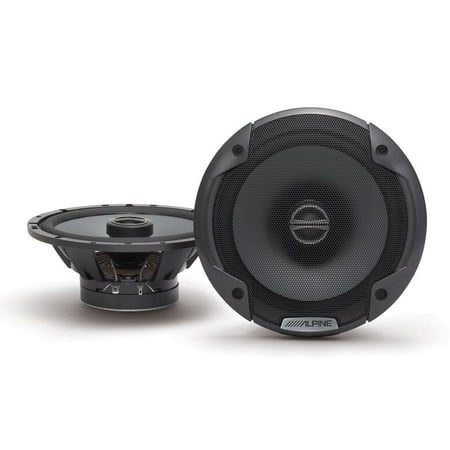 - Alpine Type-E 6.5 Inch 240W Coaxial 2-Way Car Audio Speakers, Pair | SPE-6000
