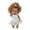 Brown-849, variant on 14inch Black Enamel Doll, Full Puppet Head Design, Explosives Style, Children's Birthday Gift, Christmas Present, Collectible Toy, Kid-Friendly Craft, Artistic Doll Puppet JACSZPA | Pvc, Black