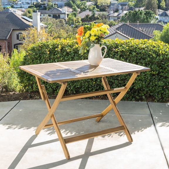 43.5'' Wood Folding Table - , Design And Versatile
