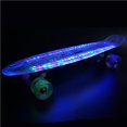 thumbnail image 4 of Shengyu 22 Inches Four-wheel Mini Skateboard LED Flashing Skateboard Retro Skateboard No.1, 4 of 6