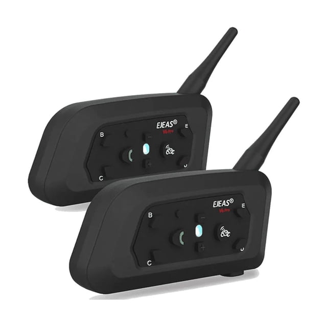 1 Par de Intercomunicador Para Casco Motocicleta