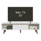 thumbnail image 5 of Mueble Mesa Para Tv Rack Madesa Reims Hasta 75' Blanco 1, 5 of 11