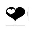 thumbnail image 2 of 14pcs Acrylique Miroir Coeur Forme Mur Autocollant Amour Acrylique Miroirs Autocollant, 2 of 8