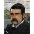 thumbnail image 2 of Max Buri 12x14 Black Ornate Wood Framed Double Matted Museum Art Print Titled: Self-Portrait (1905), 2 of 5