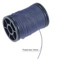 thumbnail image 3 of 0.6mm Polyester Sewing Thread 82 Yards Extra Strong Upholstery Thread Lightly Wax String Blue-gray, 3 of 5