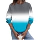 thumbnail image 2 of Xuyuer Women's Fashion Printed Long Sleeve Loose Blouse, Round Neck Hoodless Sweatshirt for Casual Spring Wear, Weekend Outings and Cozy Layering, 2 of 5