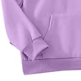 thumbnail image 5 of Holzkary Hoodies for Women Oversized Sweatshirts Loose Hooded Sweatshirt with Fleece and Versatile Printed Top Fall Fashion Outfits 2025 Casual Sweaters Tops Workout Winter Clothes Light Violet M, 5 of 5