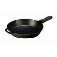 thumbnail image 1 of Sartén De Hierro Fundido Sazonada Lodge Con Caliente - Sartén De 12 Pulgadas Con Soporte De Mango Caliente De Silicona (Negro), 1 of 4
