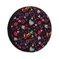 thumbnail image 1 of Fotbe Lgbt Rainbow For Pride Funda de Llanta de Repuesto con Estampado, Engrosada, Ajuste Universal para Jeep, Remolque, RV, SUV, Camión-15 inch, 1 of 6