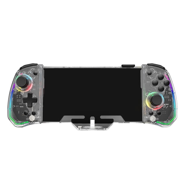 Controlador mejorado sin Deadzone para interruptor/interruptor OLED, luz LED ajustable, diseño ergonómico, giroscopio de 6 ejes